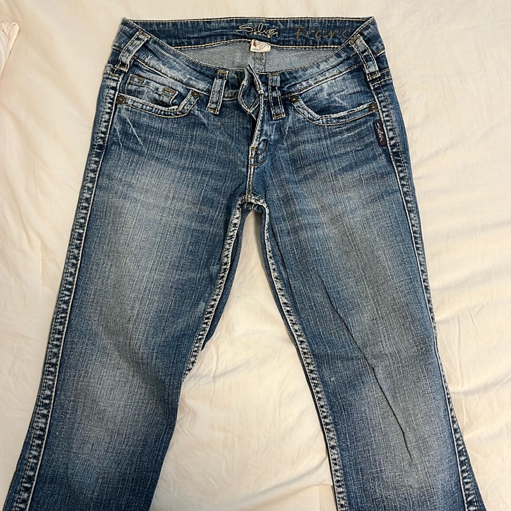 Silver jeans